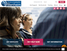 Tablet Screenshot of blenheimcdp.org.uk